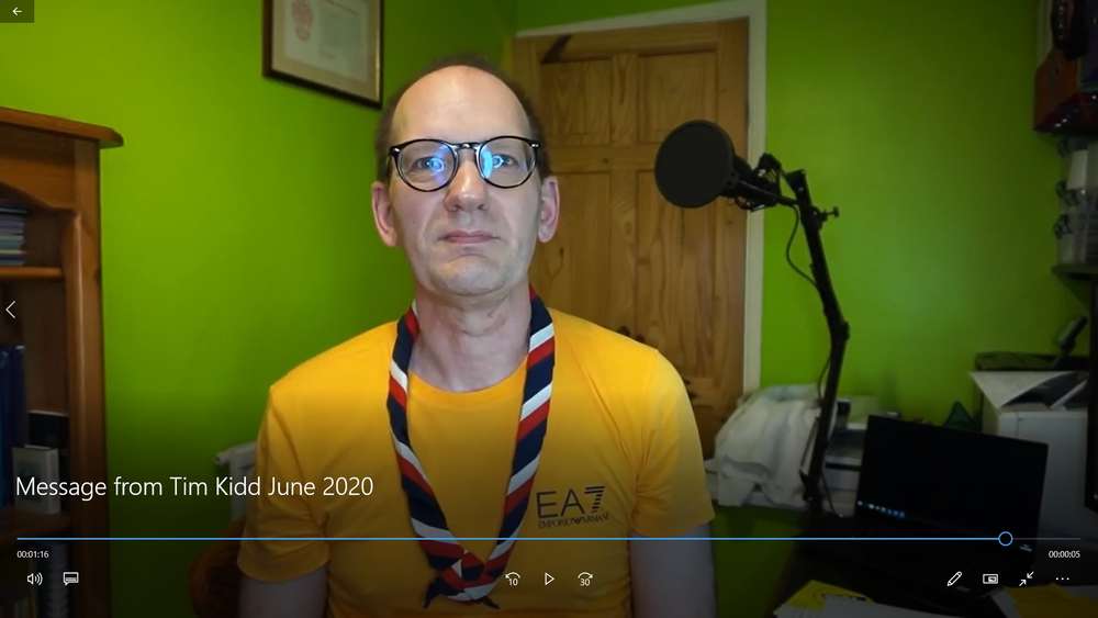 A Special Message to 1st Harpenden from Tim Kidd, UK Chief Commissioner
